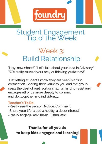Student Engagement Tip #3